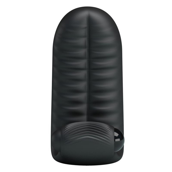 Abbott Funda para el Dedo con Vibración Negro de Prettylove | VibraZon