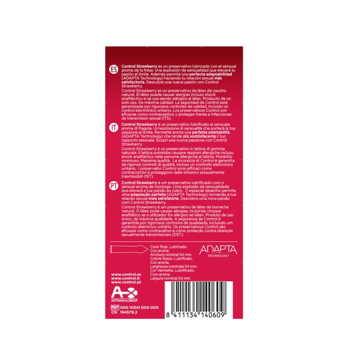 Strawberry 12 uds de Control | VibraZon