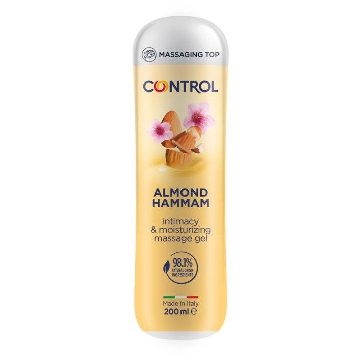 Gel de Masaje Almond Hammam 200 ml de Control | VibraZon
