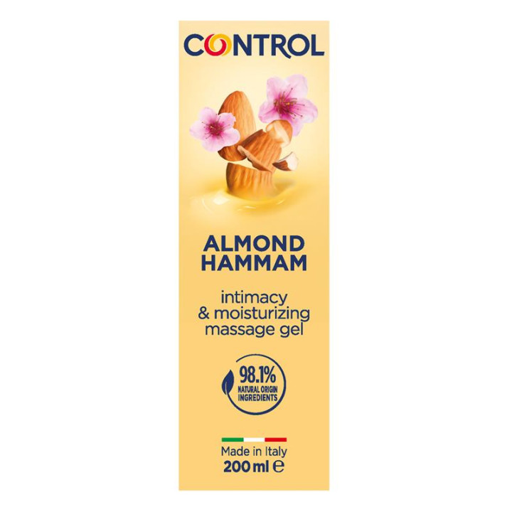 Gel de Masaje Almond Hammam 200 ml de Control | VibraZon