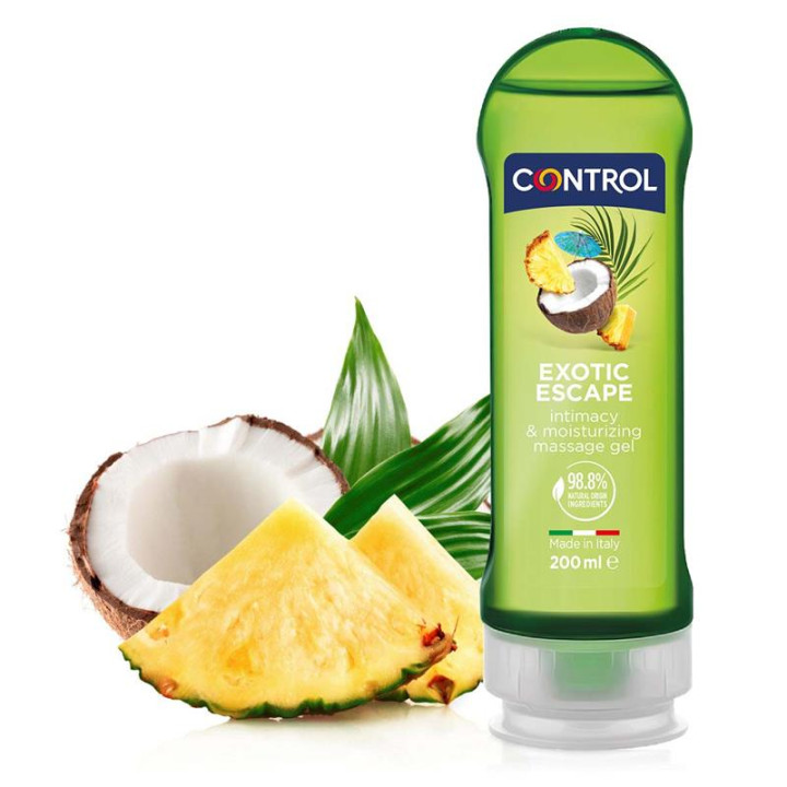 Gel de Masaje Exotic Escape 200 ml de Control | VibraZon