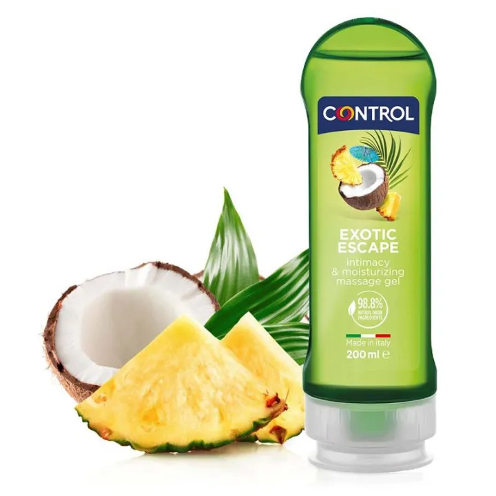 Gel de Masaje Exotic Escape 200 ml de Control