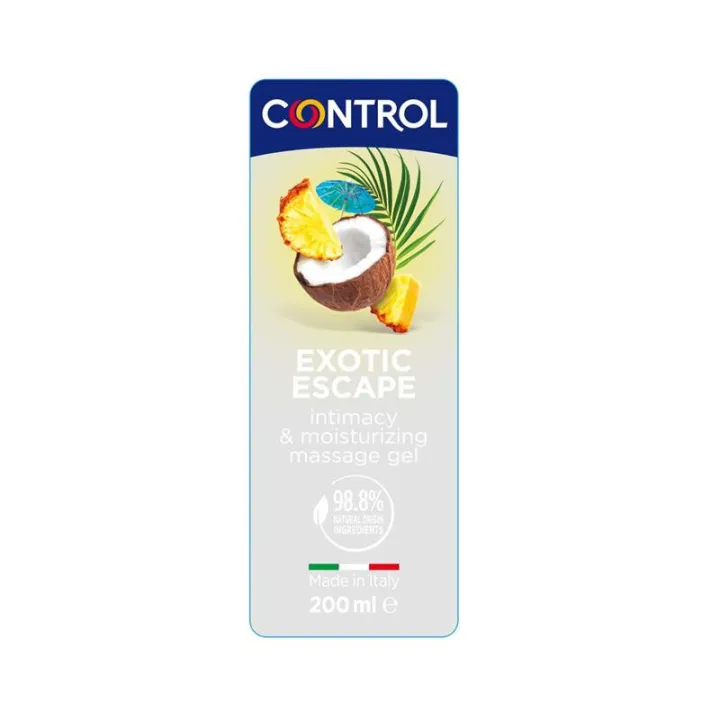 Gel de Masaje Exotic Escape 200 ml de Control
