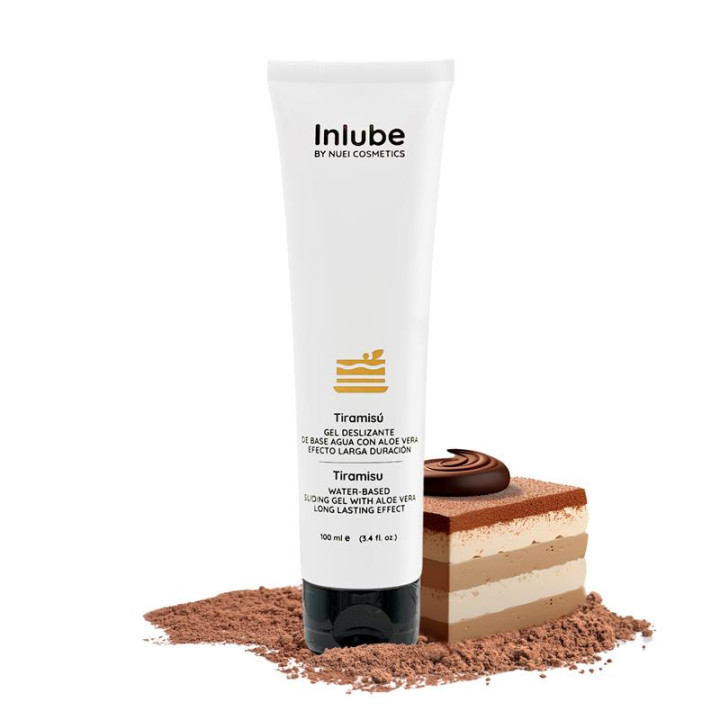 Inlube Lubricante Base Agua Tiramisù 100ml de Nuei Cosmetics | VibraZon