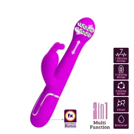 Vibrador con Thrusting y Bolas Rotatorias Dejon Rosa de Prettylove
