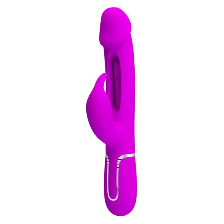 Vibrador con Lengua Kampas Rosa de Prettylove | VibraZon
