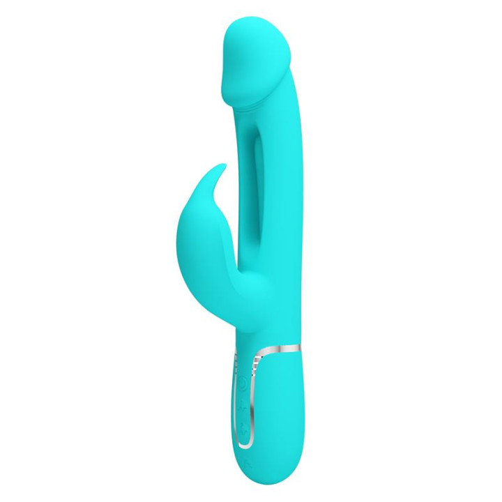Vibrador con Lengua Kampas Verde de Prettylove | VibraZon
