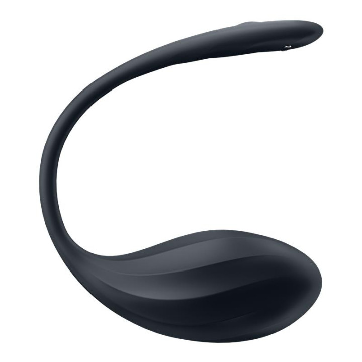 Ribbed Petal Vibrador de Braguita APP Negro de Satisfyer | VibraZon