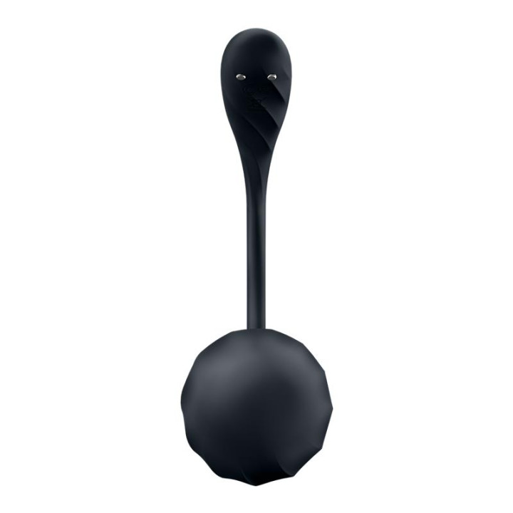 Ribbed Petal Vibrador de Braguita APP Negro de Satisfyer | VibraZon