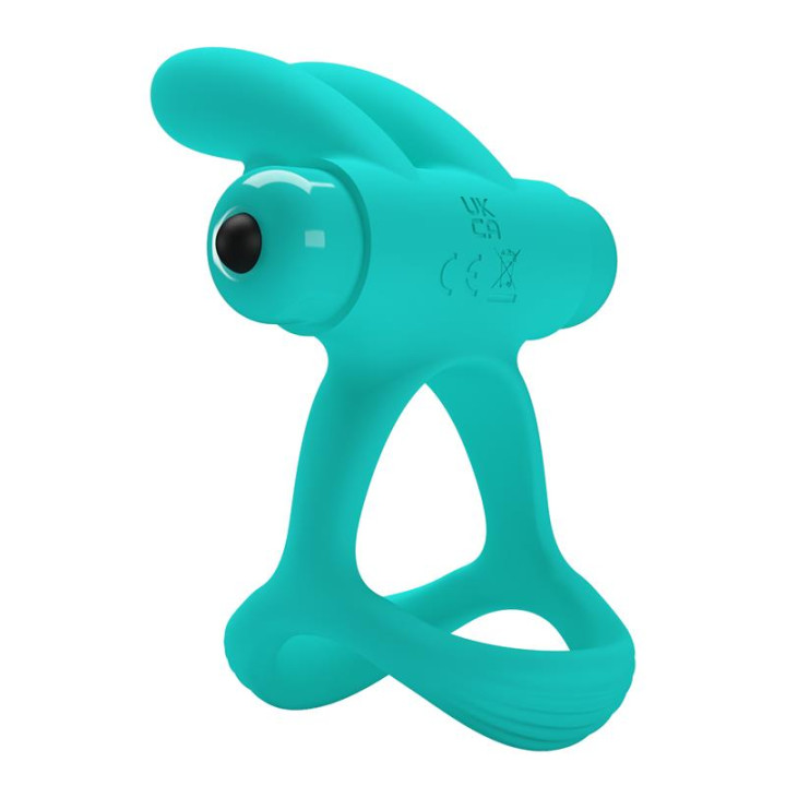 Anillo para el Pene con Vibración Passionate Dante Verde de Prettylove | VibraZon