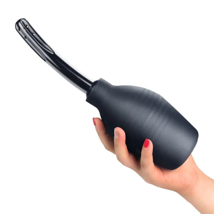 Ducha Anal Deluxe Negro de Lovetoy