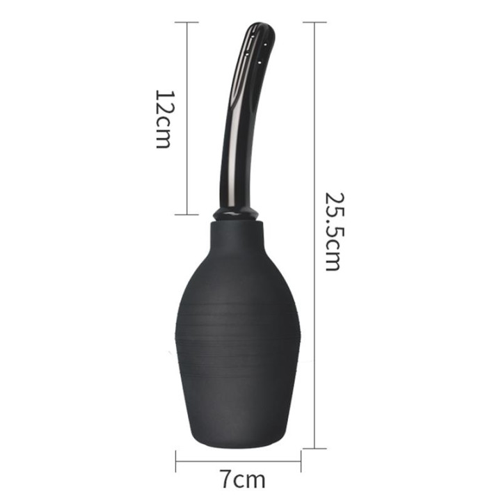 Ducha Anal Deluxe Negro de Lovetoy | VibraZon