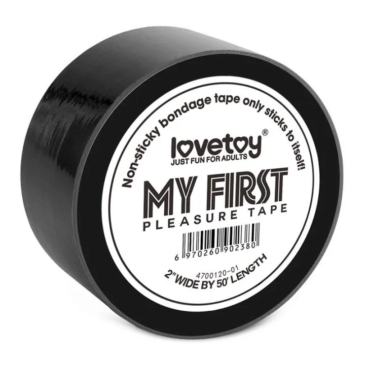 Cinta Bondage No Pegajosa Negro de Lovetoy