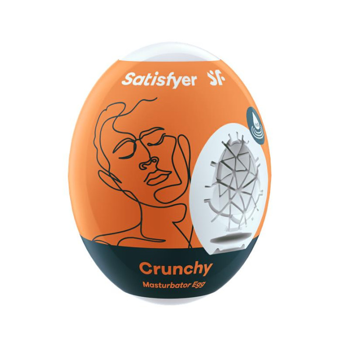 Huevo Masturbador Unidad Crunchy Hydro-Active de Satisfyer | VibraZon