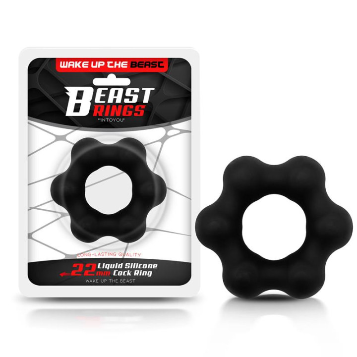Anillo para el Pene Silicona Líquida 2.2 cm de Beast Rings | VibraZon