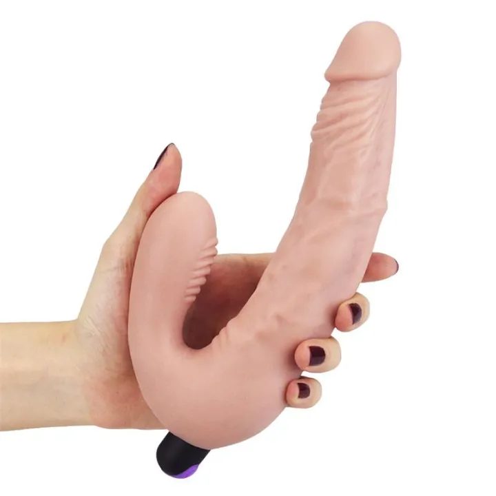 Doble Dildo Strapless Silicona USB de Lovetoy