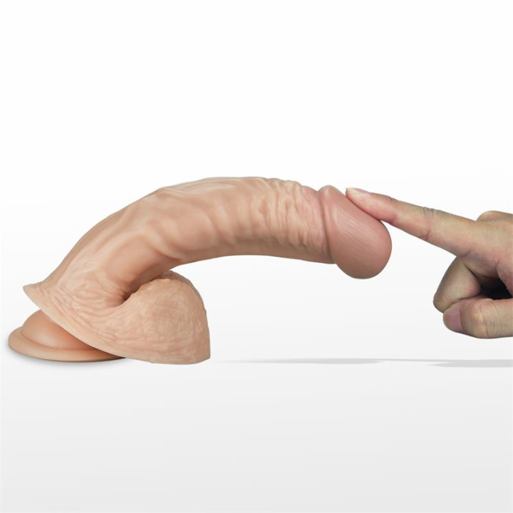 Dildo Real Extreme con Vibración 8.5 Natural de Lovetoy | VibraZon
