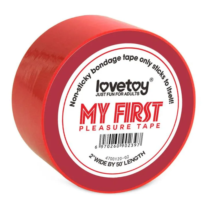 Cinta Bondage No Pegajosa Rojo de Lovetoy