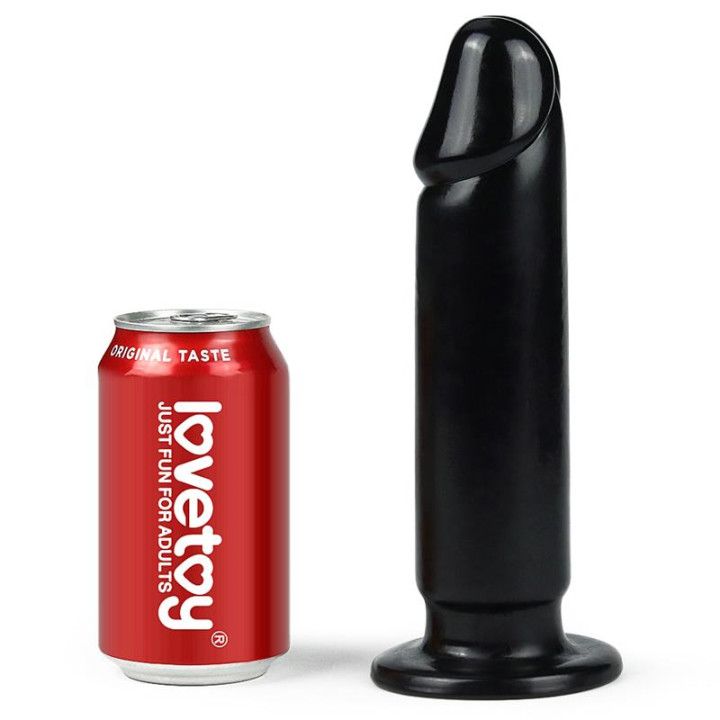 Dildo King Sized 9.25 Negro de Lovetoy | VibraZon
