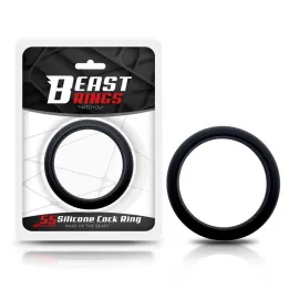 Anillo para el Pene Silicona Sólida 5.5 cm Negro de Beast Rings