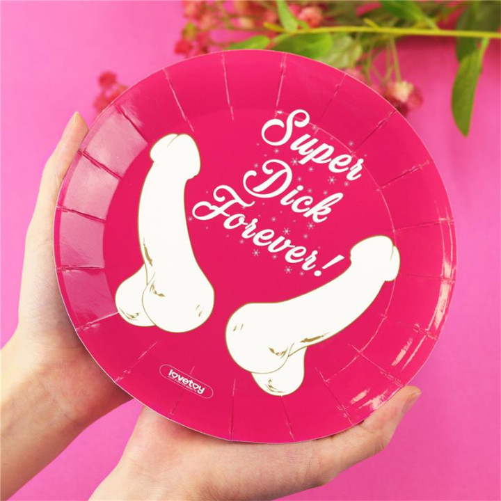 Platos de Papel-Cartón Pack de 6 de Lovetoy | VibraZon
