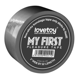 Cinta Bondage No Pegajosa Gris de Lovetoy | VibraZon