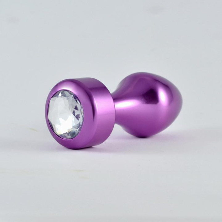 Plug Anal Púrpura Rosebud con Joya de Lovetoy | VibraZon