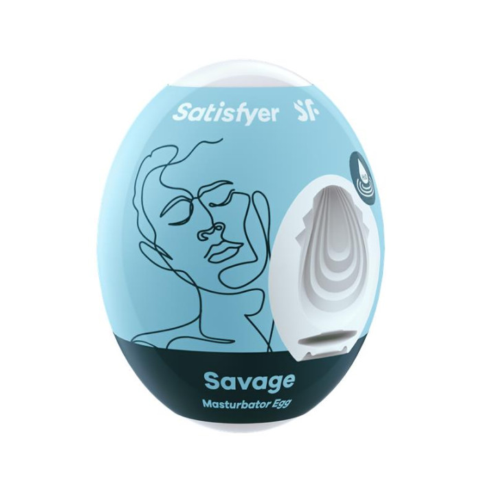 Huevo Masturbador Unidad Savage Hydro-Active de Satisfyer | VibraZon