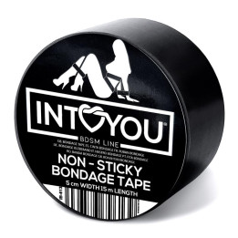 Cinta de Bondage No Pegajosa Negro 5 metros de Intoyou Bdsm Line | VibraZon