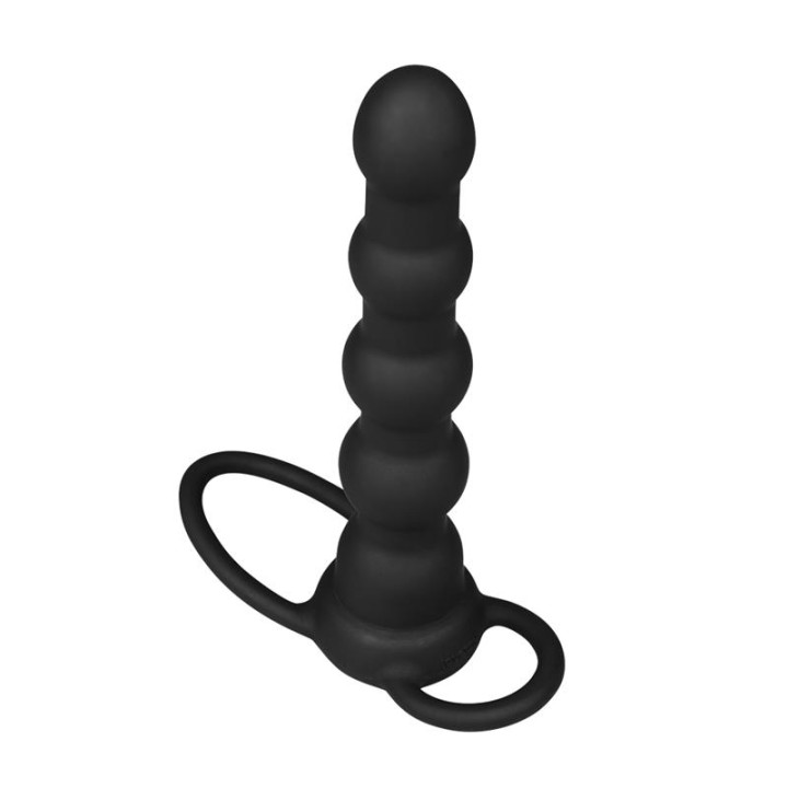 Plug Anal Double Prober con Vibración Negro de Lovetoy | VibraZon