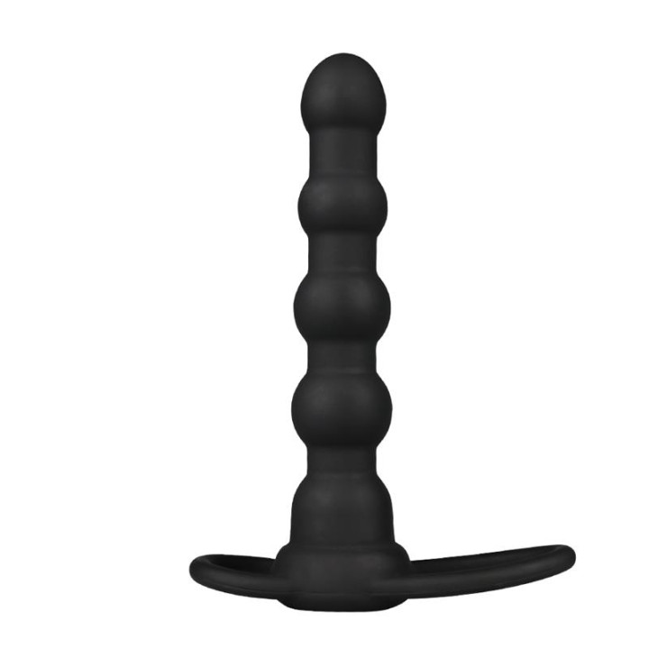 Plug Anal Double Prober con Vibración Negro de Lovetoy | VibraZon