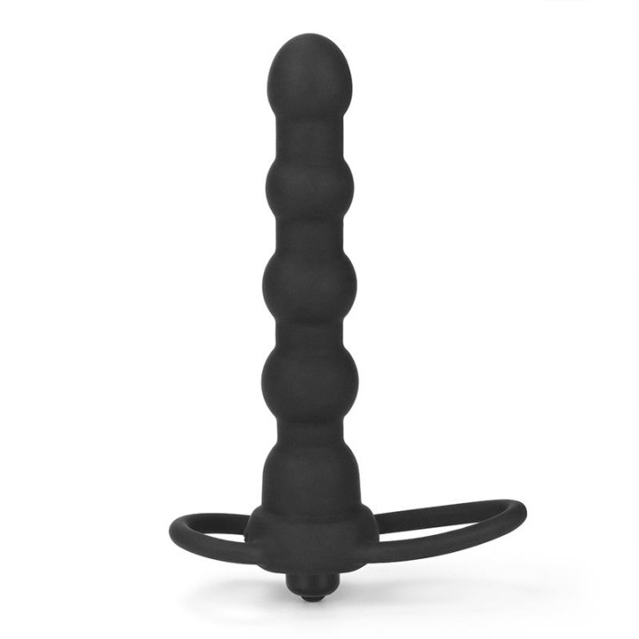 Plug Anal Double Prober con Vibración Negro de Lovetoy | VibraZon