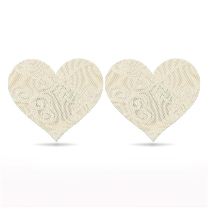 Pack Pezoneras Flor y Corazón Beige de Lovetoy | VibraZon