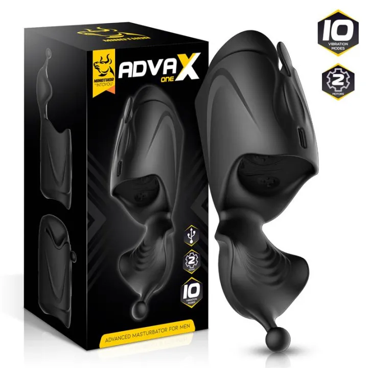 AdvaX One Masturbador Doble Motor Estimulación Multiple de Minothor