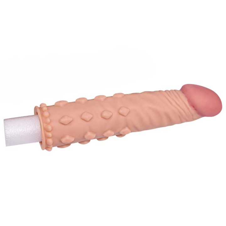 Funda para el Pene Add 2 Pleasure X Tender Natural de Lovetoy | VibraZon