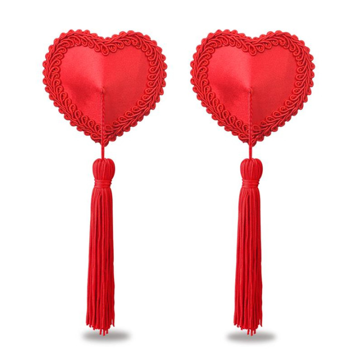 Pezoneras Reutilizables Corazón Rojo de Lovetoy | VibraZon