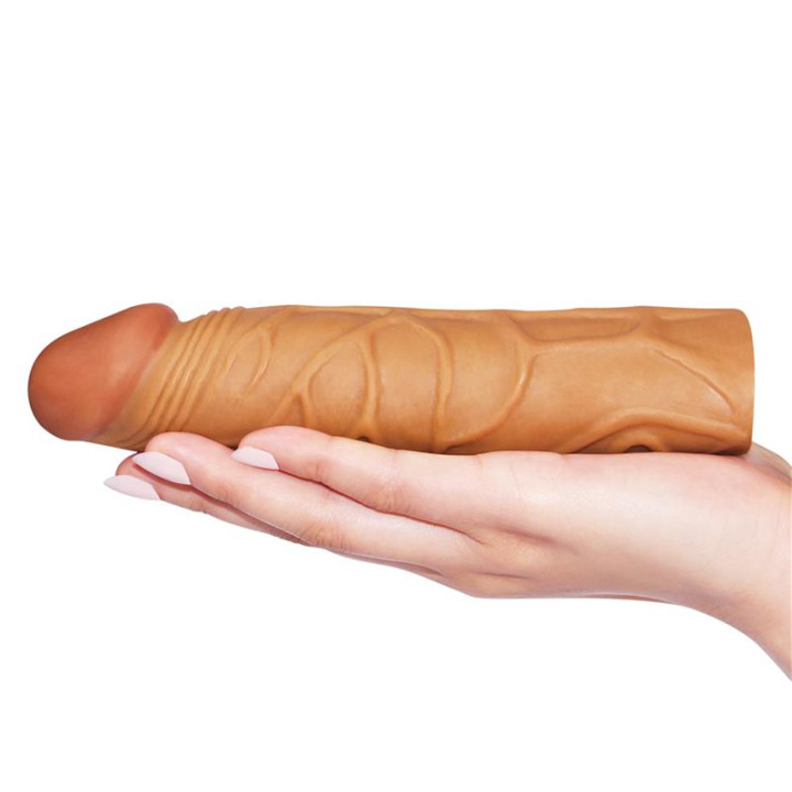 Funda para el Pene Pleasure X Tender Marrón de Lovetoy | VibraZon