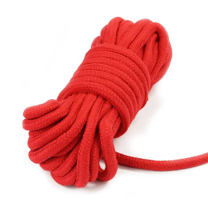 Cuerda Bondage Suave Rojo de Lovetoy