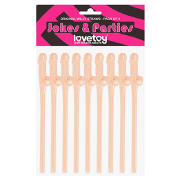 Pajita de Pene Pack de 9 de Lovetoy | VibraZon