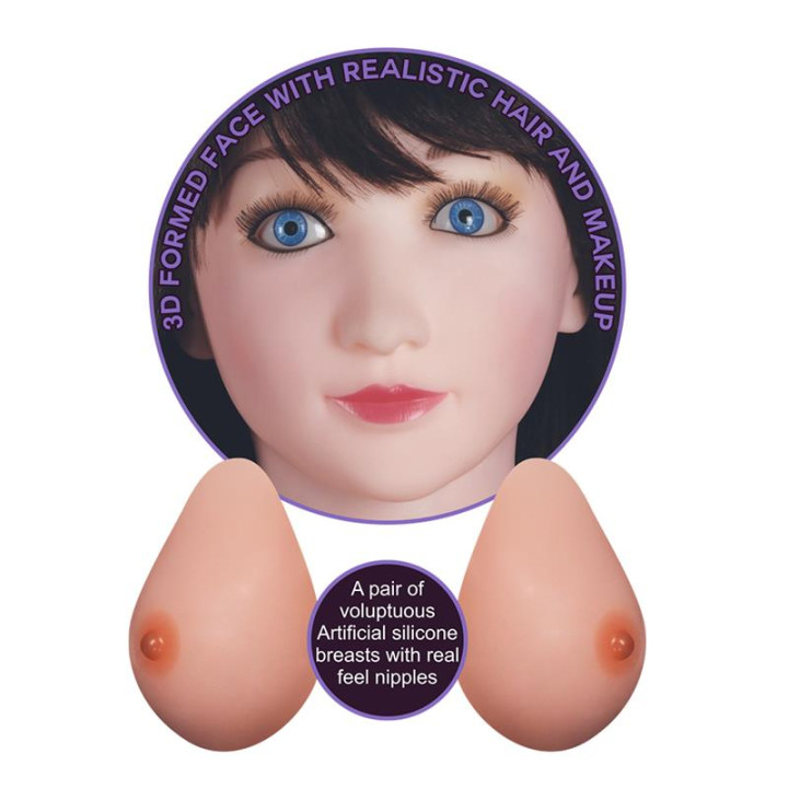 Muñeca Inflable Boobie Super Love Doll de Lovetoy | VibraZon