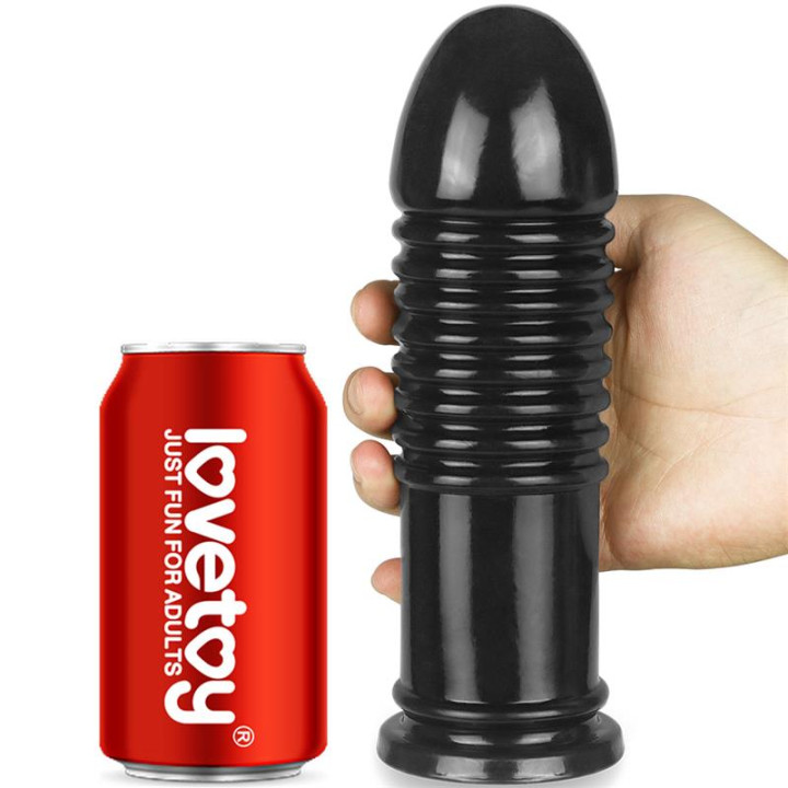 Plug Anal King Sized Anal Bumper 8 Negro de Lovetoy | VibraZon