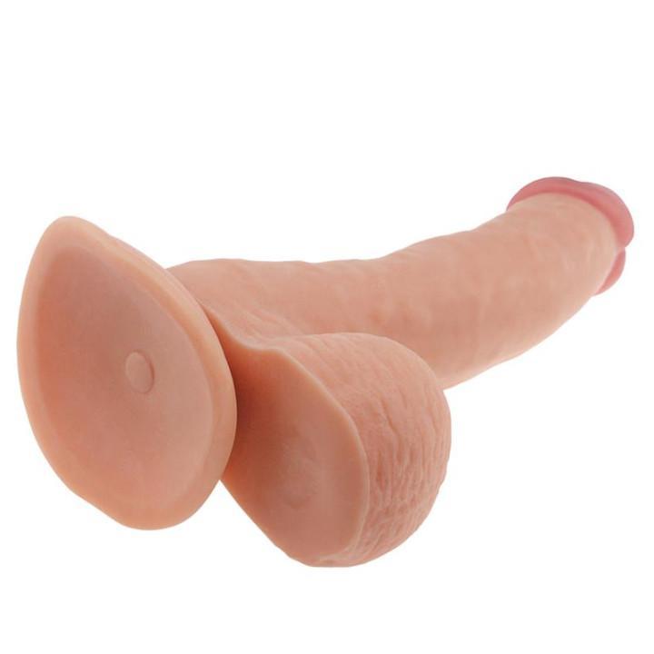 Dildo The Ultra Soft Dude 8.8 Natural de Lovetoy | VibraZon