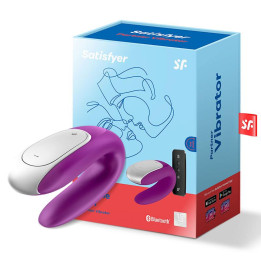 Double Fun Vibrador para Parejas con APP y Control Remoto Violeta de Satisfyer | VibraZon
