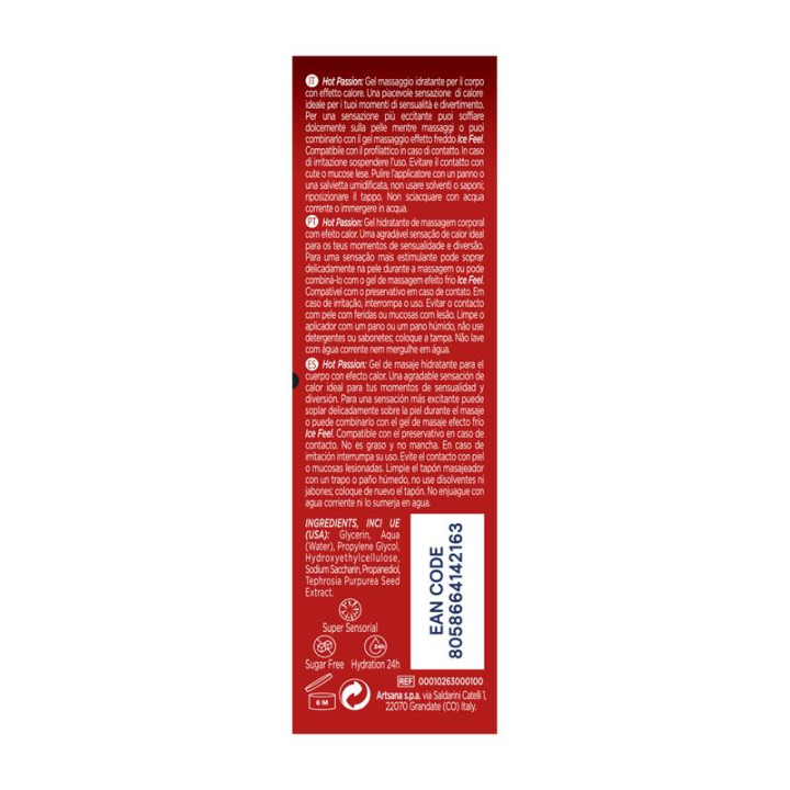 Gel de Masaje Hot Passion 200 ml de Control | VibraZon