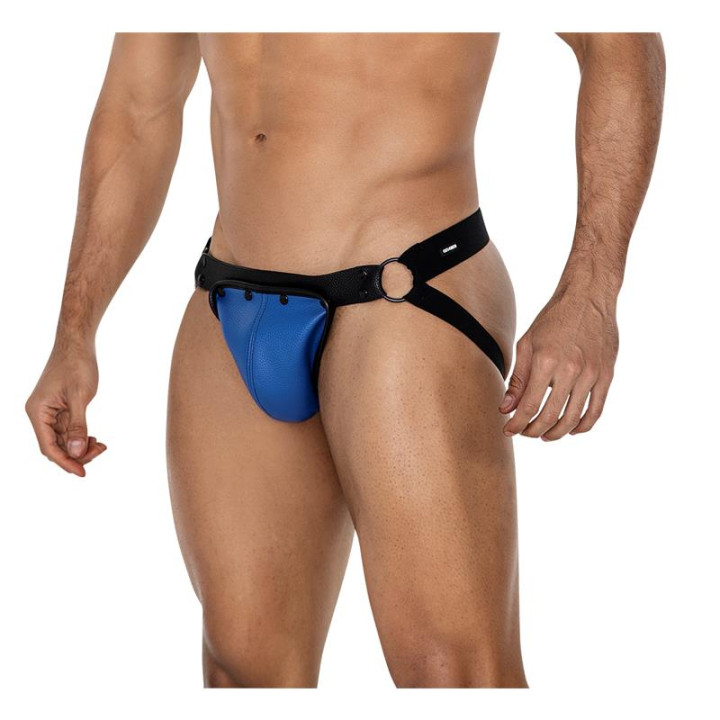 JOCKSTR4P02 Suspensorio Jocksnap Azul de Cut4Men | VibraZon