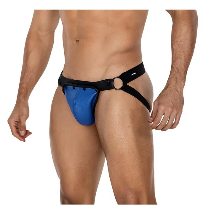 JOCKSTR4P02 Suspensorio Jocksnap Azul de Cut4Men