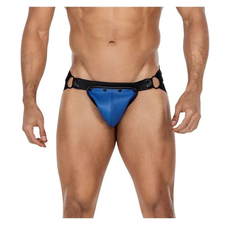 JOCKSTR4P02 Suspensorio Jocksnap Azul de Cut4Men