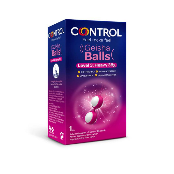 Bolas Geisha Nivel III (2x38 gr) de Control | VibraZon