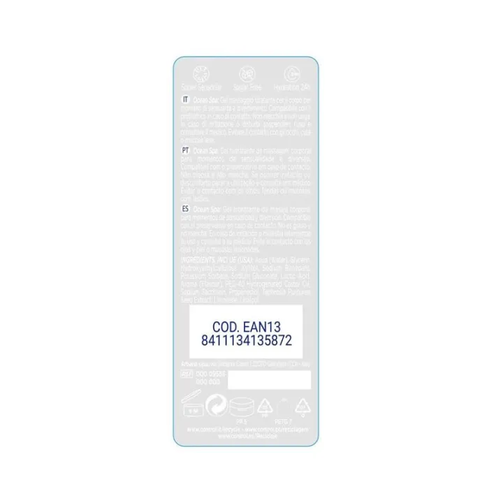 Gel de Masaje Mediterranean Sea 200 ml de Control
