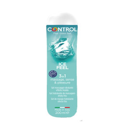 Gel de Masaje Ice Feel 200 ml de Control | VibraZon